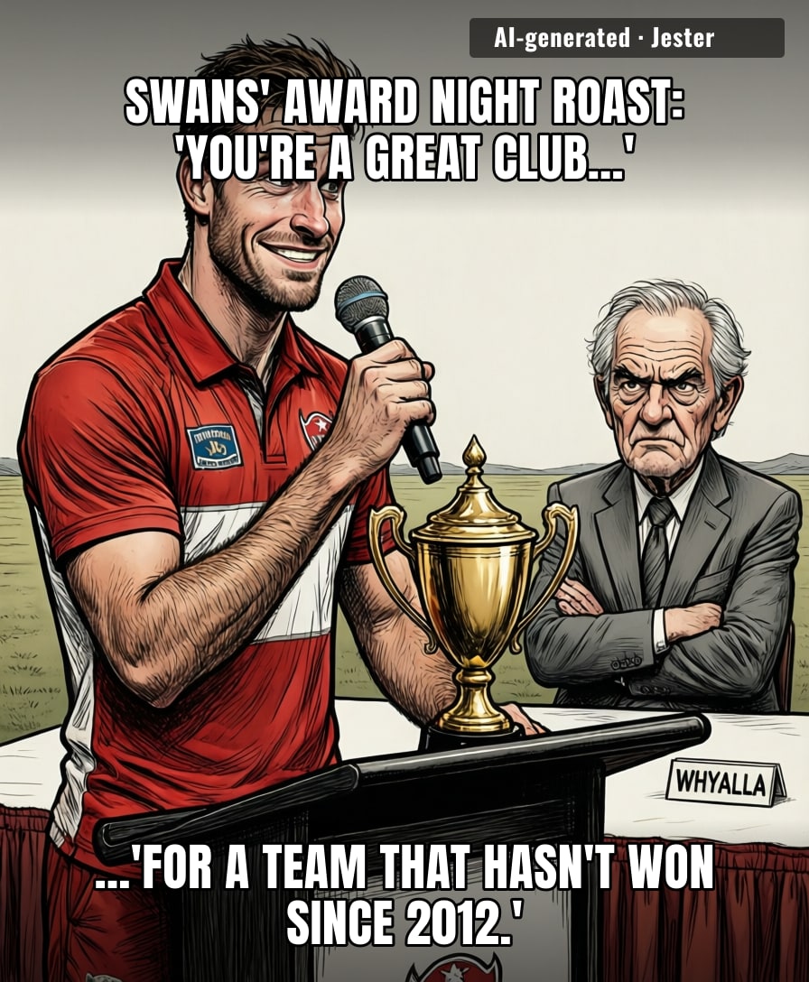 Sydney Swans' PR team is now drafting an apology for every thought they've ever had.