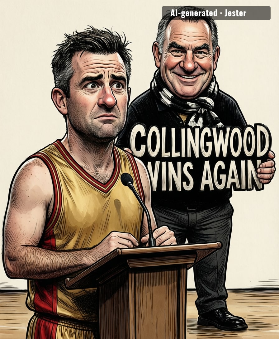 Scott Pendlebury retires, and Cornes still finds a way to make it about Collingwood. The man could retire to Mars and Cornes would call it a tactical move for the Pies.