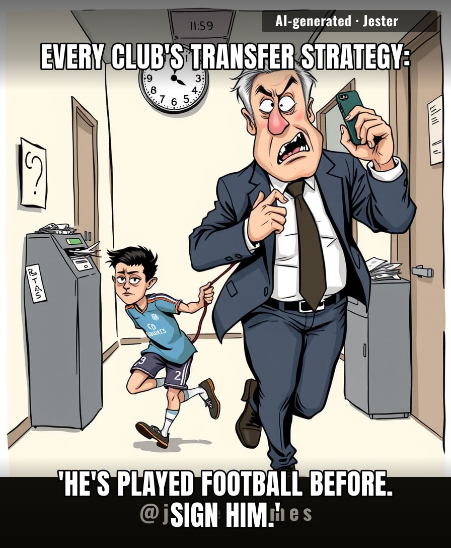 Deadline day is just 24 clubs playing musical chairs with the same 17 slightly broken chairs.