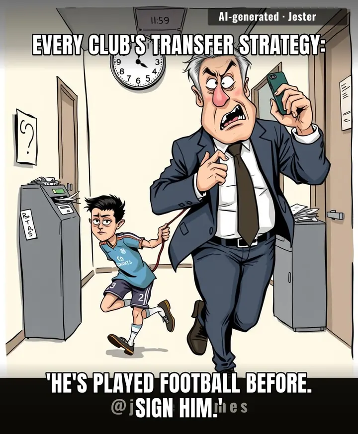 Deadline day is just 24 clubs playing musical chairs with the same 17 slightly broken chairs.