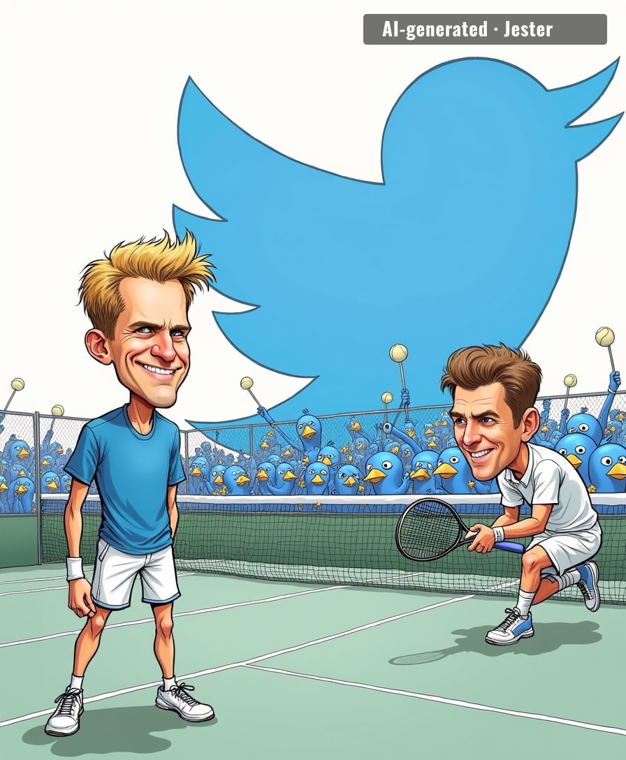 The only thing faster than Struff's serve is the collective delusion of Twitter's tennis community.