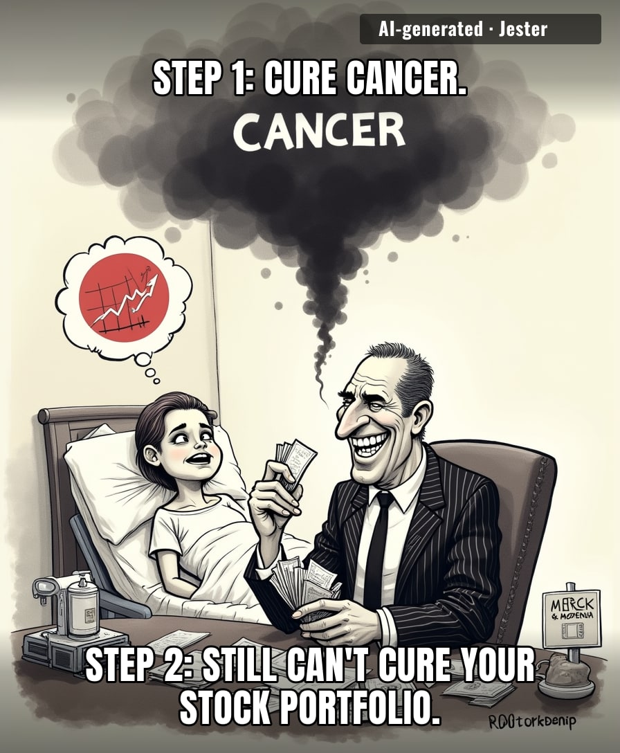 Moderna's stock did more for cancer patients than their vaccine did for my portfolio.