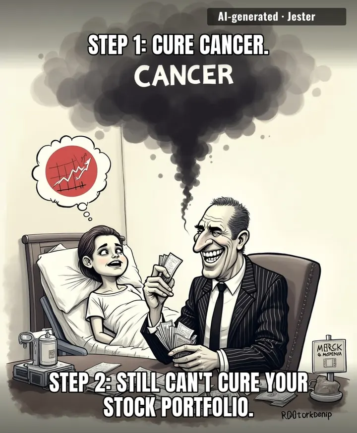 Moderna's stock did more for cancer patients than their vaccine did for my portfolio.