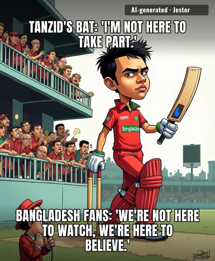 Bangladesh cricket: the only team that makes a lead feel like a national emergency and a birthday at once.