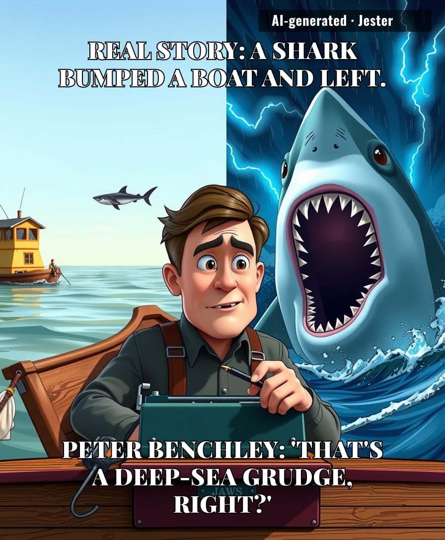 The actual shark was basically a marine Uber Eats driver who got a bad review.
