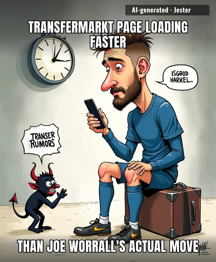 Joe Worrall's transfer saga has more updates than my ex's Instagram story.