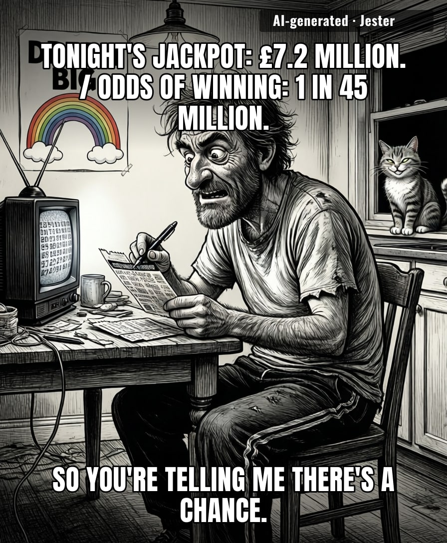 The lottery is the only time 45 million people line up to pay a tax on hope, and the state still calls it a game.