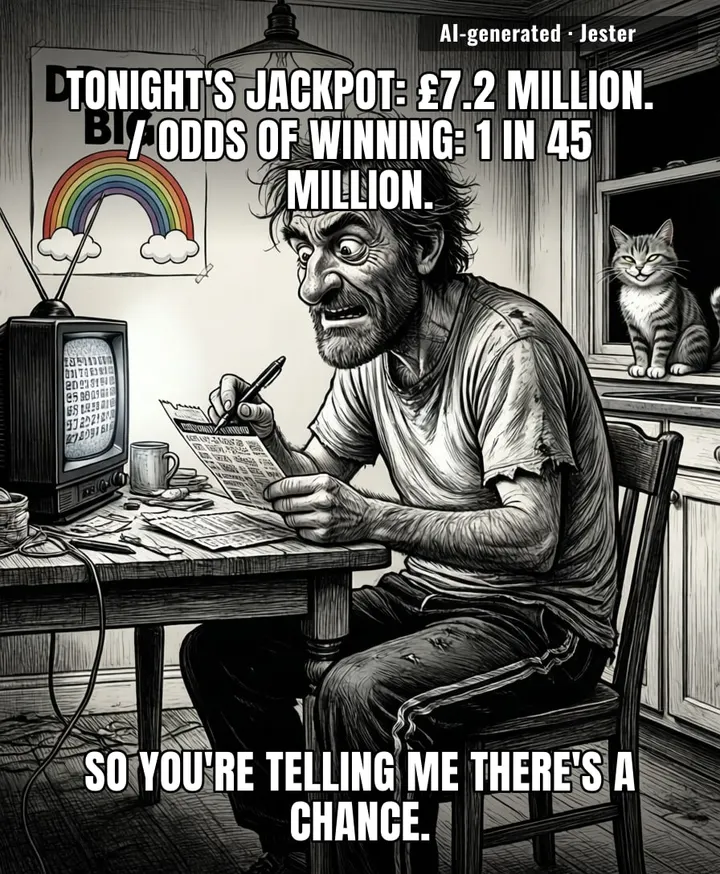 The lottery is the only time 45 million people line up to pay a tax on hope, and the state still calls it a game.