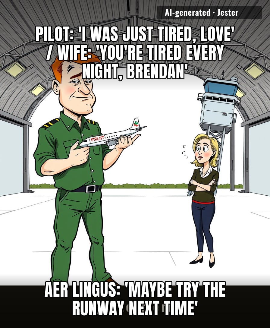 When your landing's so bad even the wife's giving you a go-around.