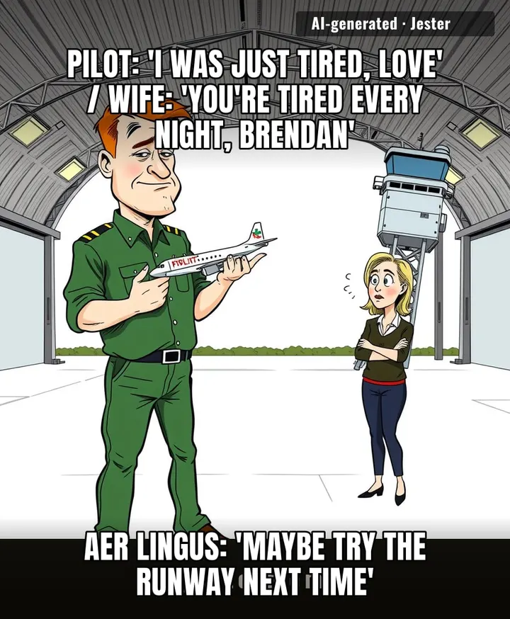 When your landing's so bad even the wife's giving you a go-around.