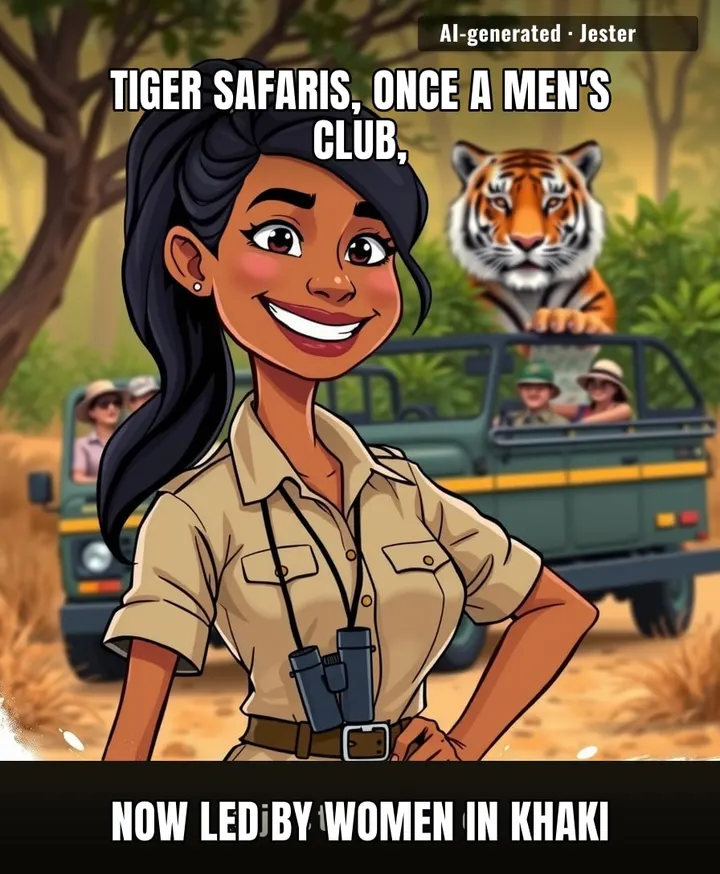 52 women guides in one reserve alone — the tigers are probably relieved to see someone new.