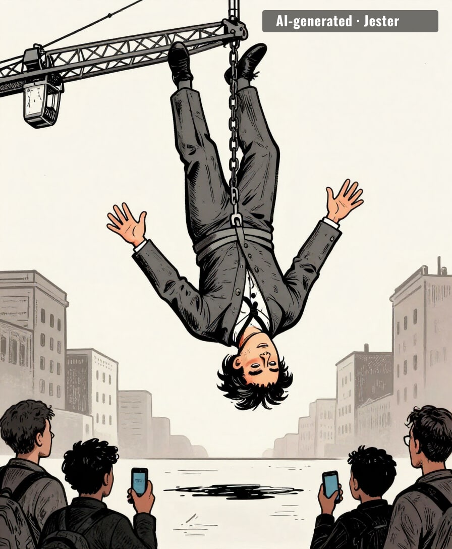 the greatest escape artist of all time, and he can't escape the uncanny valley
