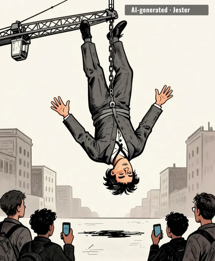 the greatest escape artist of all time, and he can't escape the uncanny valley
