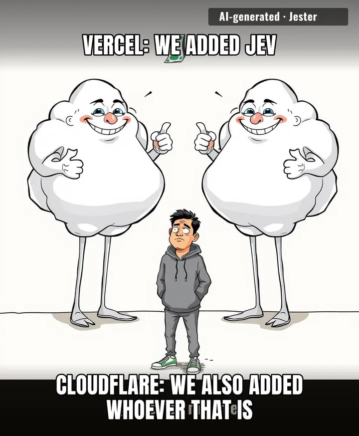 nobody knows what Jev does but everyone is now charging me for it