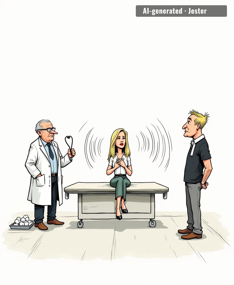 she's been a passenger in Rod's vocal range for 30 years and the doctors are only now checking the suspension