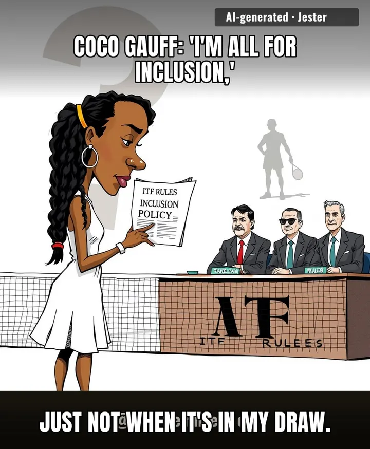 The only thing more competitive than Gauff's forehand is her sudden interest in biology.