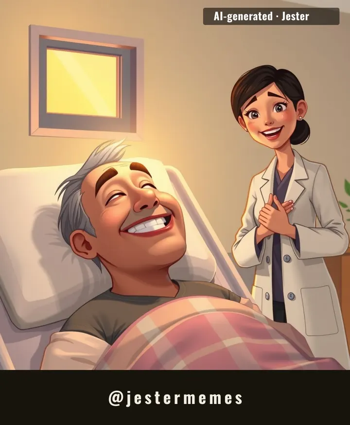 After years of silence, his first words probably weren't for doctors — they were for whoever kept leaving the toilet seat up.
