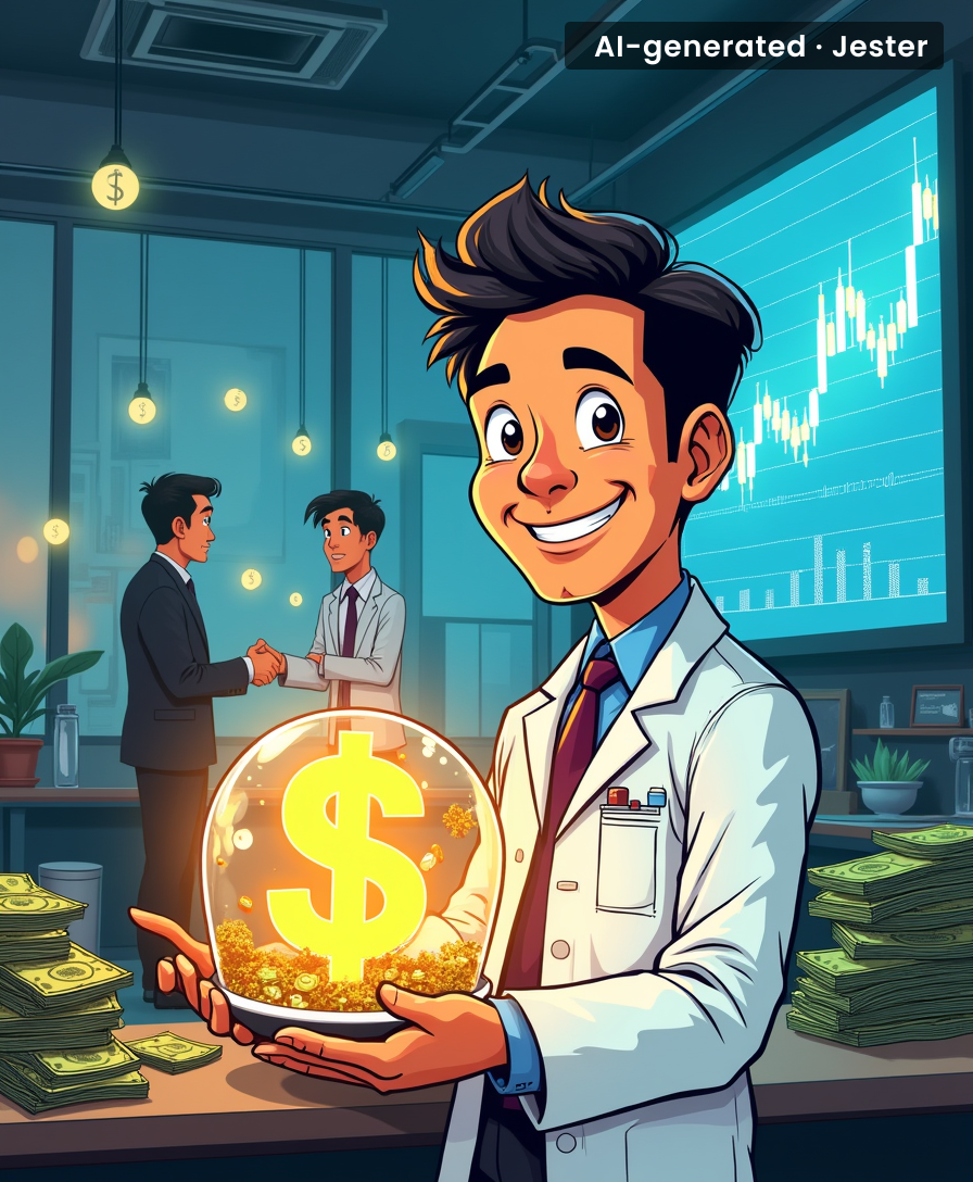 Nothing disrupts an industry quite like a $2B valuation before a single molecule is synthesized.