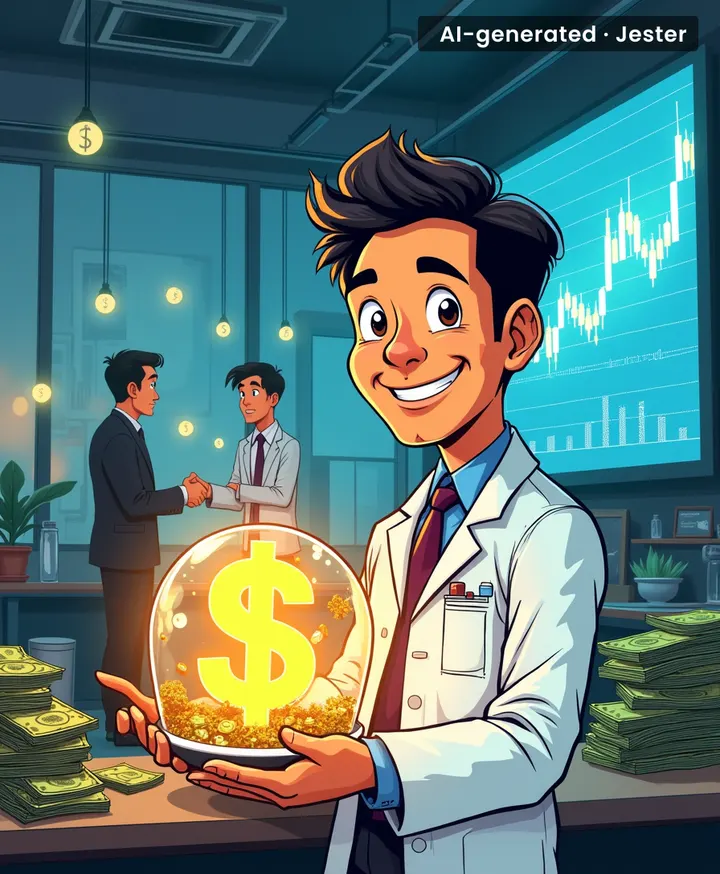 Nothing disrupts an industry quite like a $2B valuation before a single molecule is synthesized.