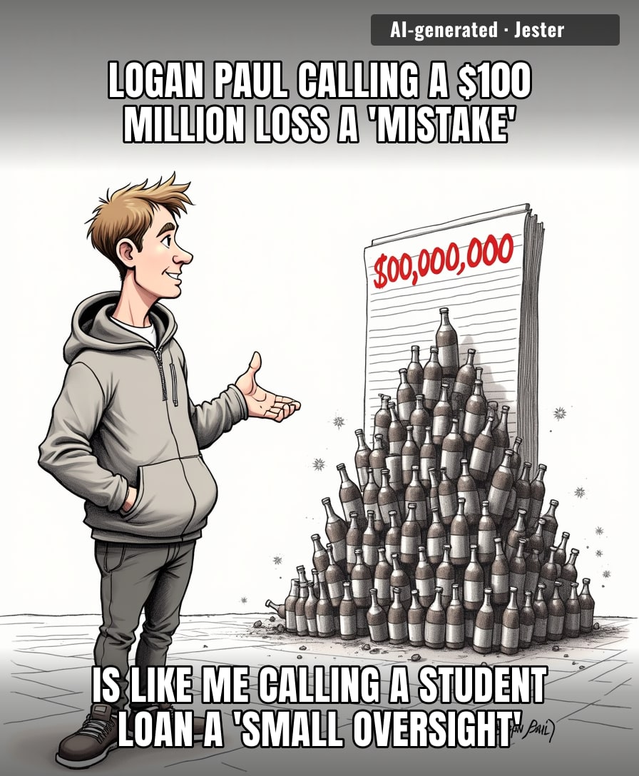 Imagine being so rich that your catastrophic financial collapse is just an 'oopsie' that fits on a Forbes headline instead of a living room floor.