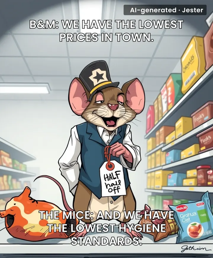 The only thing more seasoned than their discount snacks is the local rodent population.