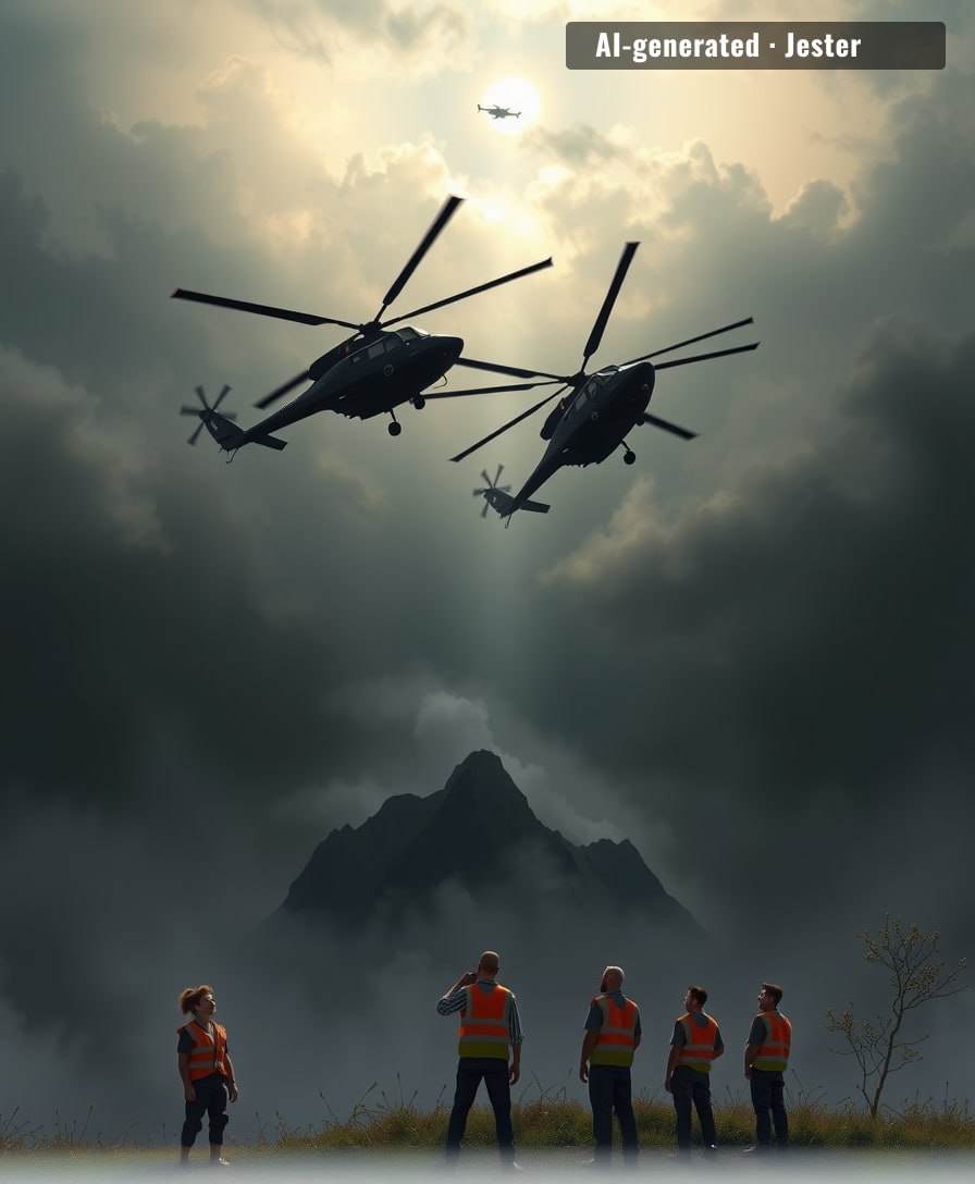 A single mid-air collision turns a rescue mission into another tragedy.