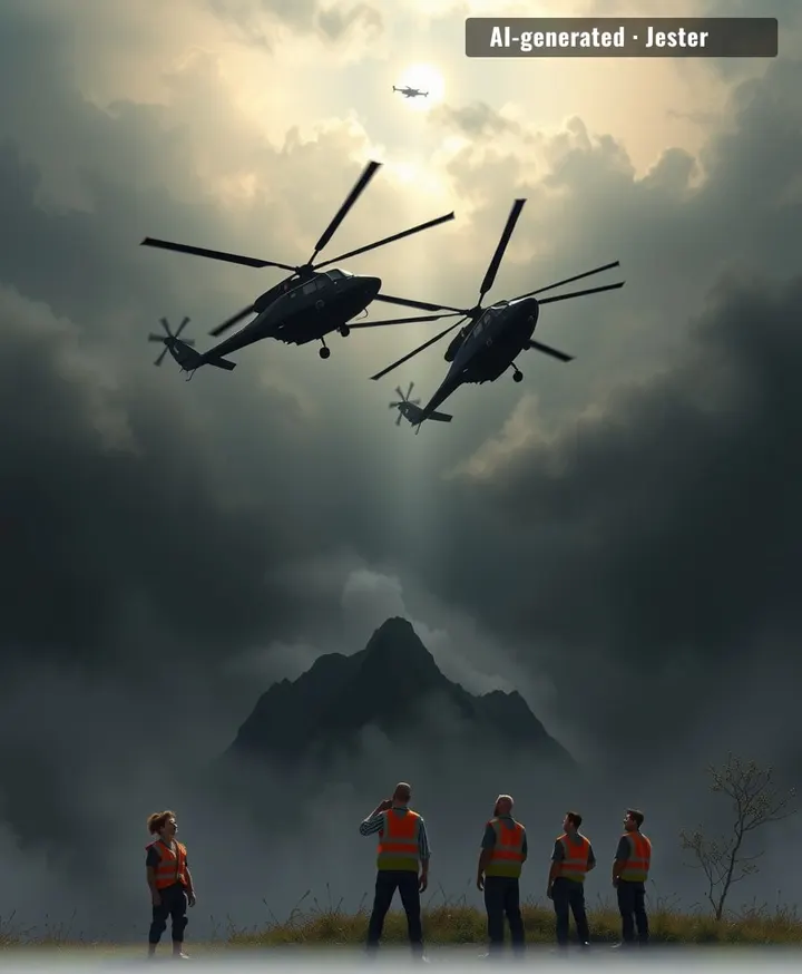 A single mid-air collision turns a rescue mission into another tragedy.