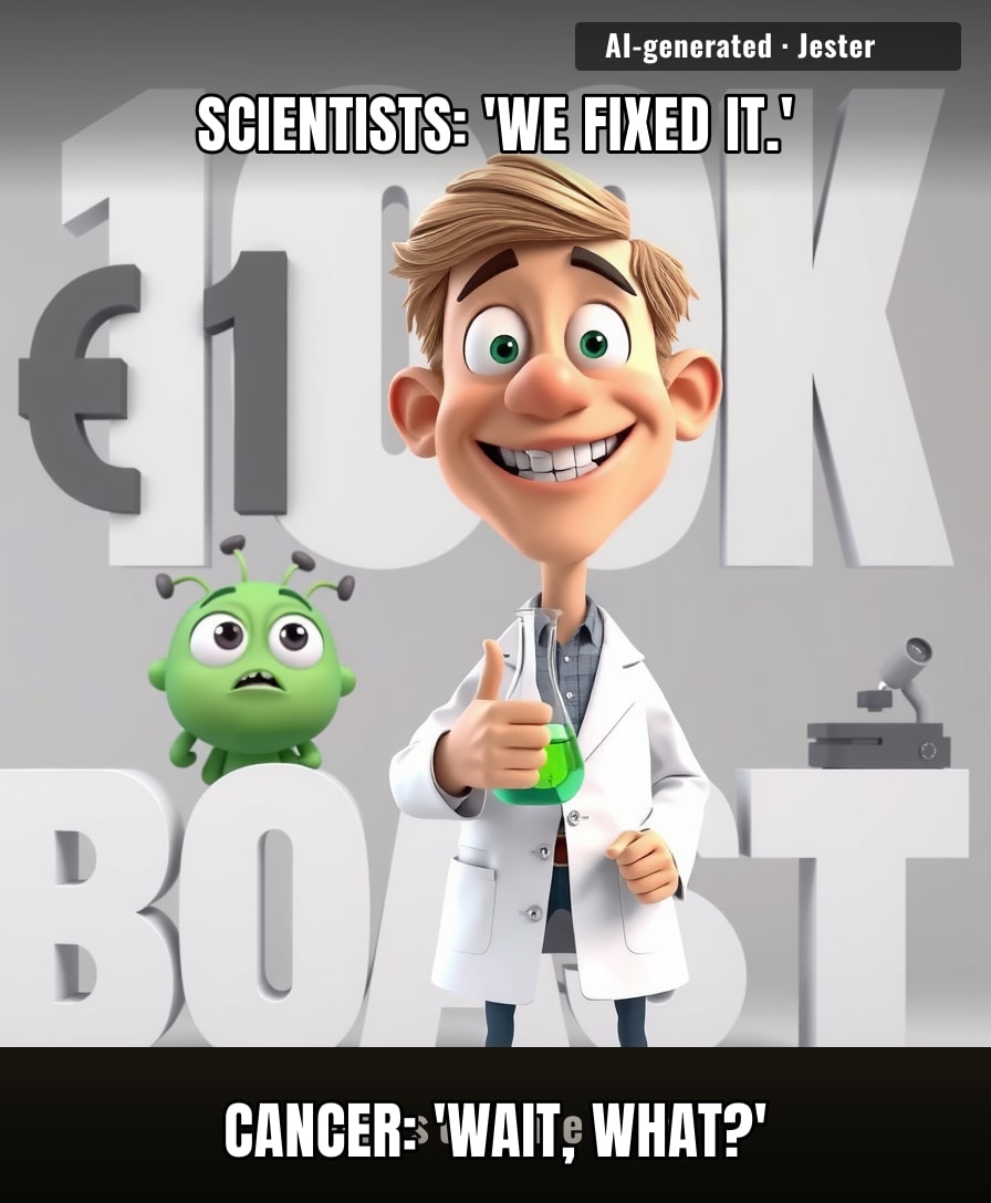 When your lab's budget gets a raise, but it's for the most wholesome reason possible.