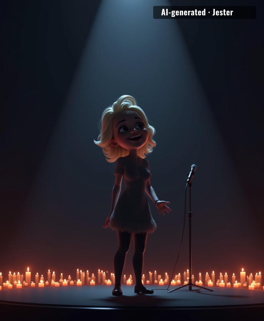A legend's light dims, but her voice echoes in every heart she touched.