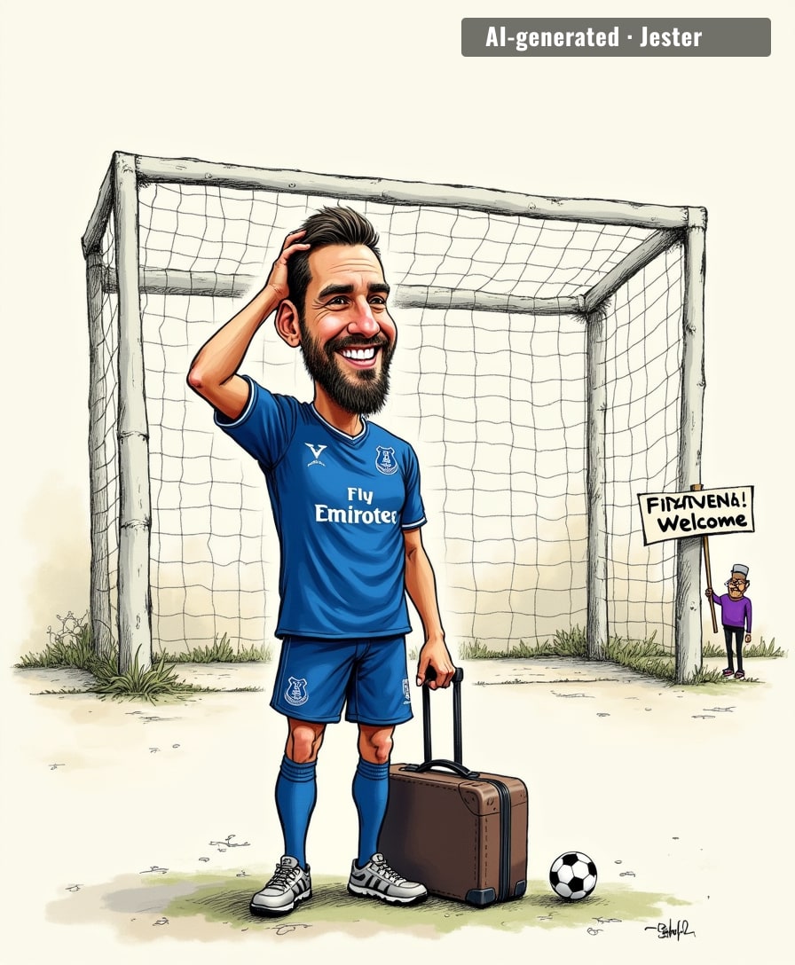 Everton fans: 'At least he's finally consistent at something.'