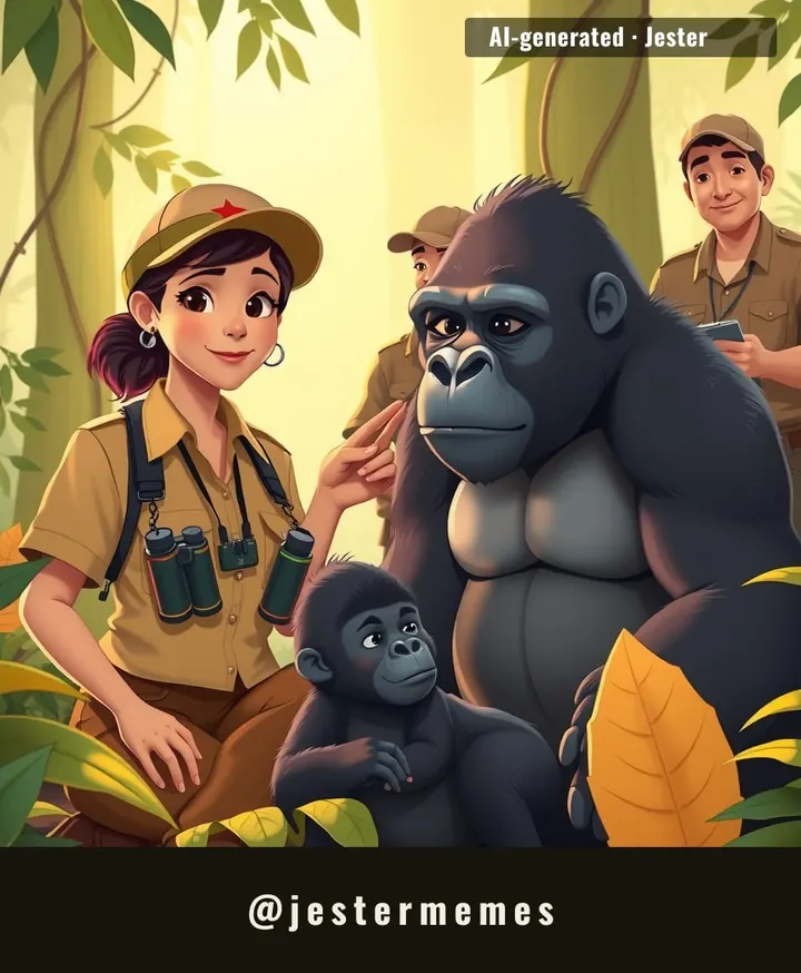 Six thousand eight hundred gorillas and the best security system turned out to be the people who live next door.
