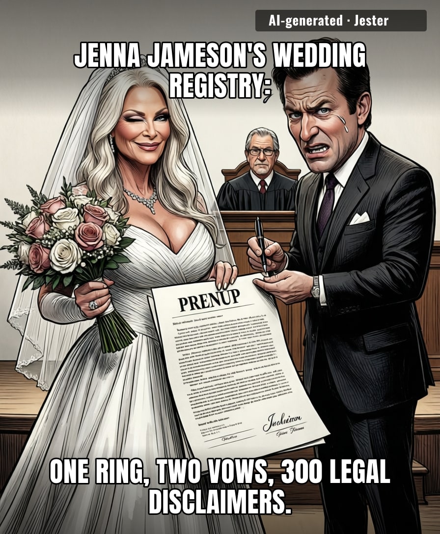 Love is blind, but the prenup has 20/20 vision.