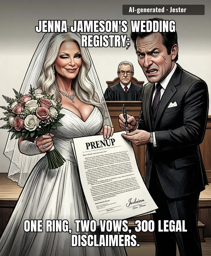 Love is blind, but the prenup has 20/20 vision.