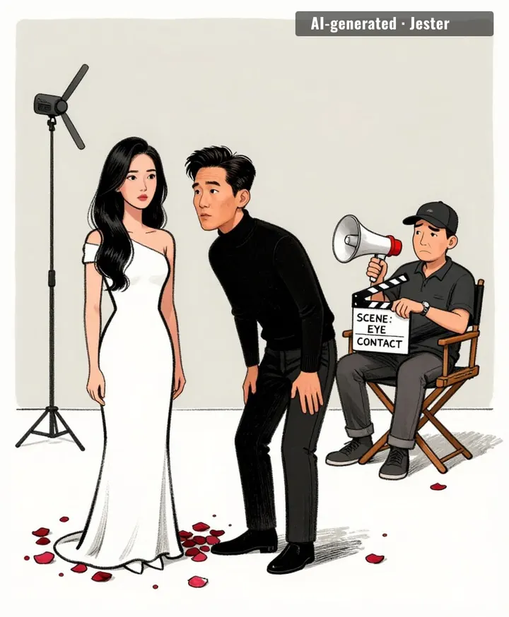 every music video is just two hot people making eye contact until the director yells 'that's a wrap, and also a relationship.'