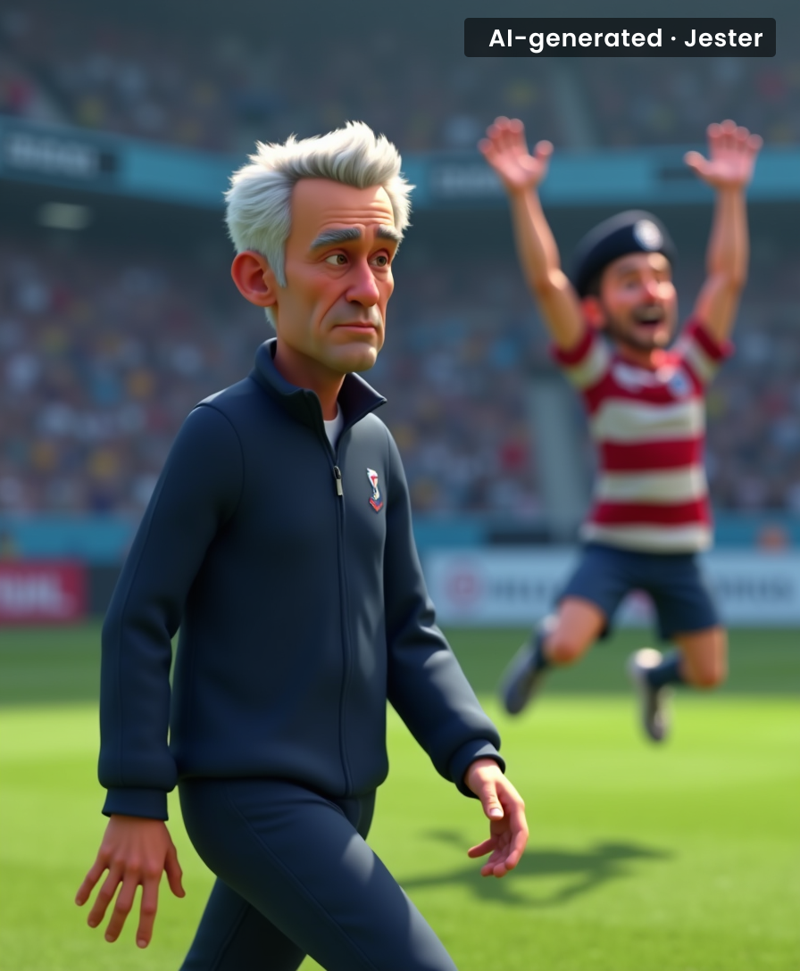 Deschamps finally gave France something to attack: his resignation.