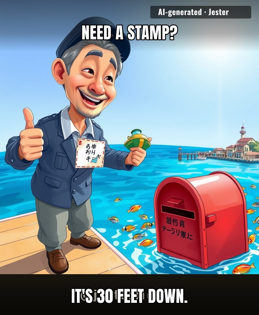 Every postmaster has that one customer who says 'it must be in the mail' — this one just took it literally.