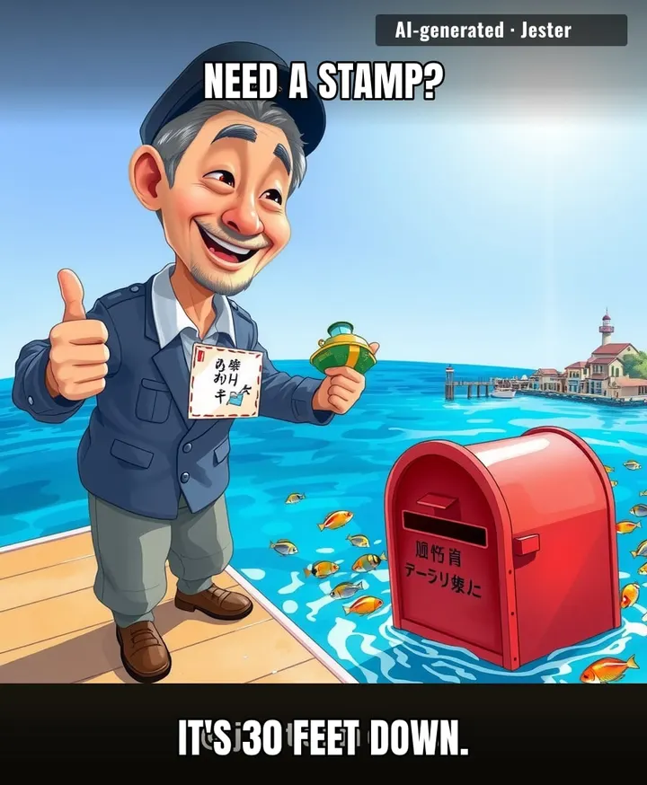 Every postmaster has that one customer who says 'it must be in the mail' — this one just took it literally.