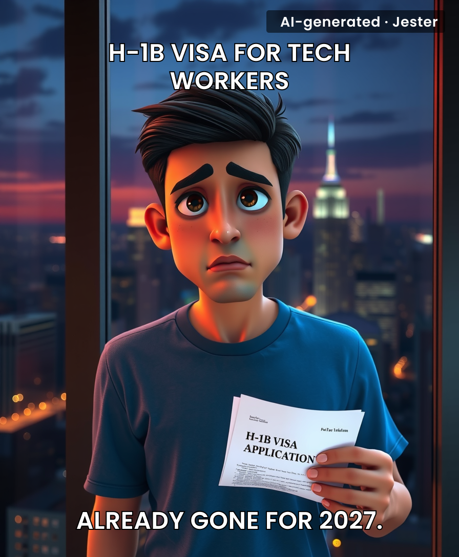 America: 'We need skilled workers!' Also America: 'jk, we're full, try next year, maybe.'