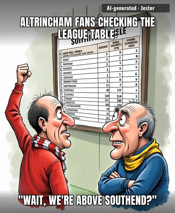Statistically, both teams are trying to lose, but Altrincham is trying harder.