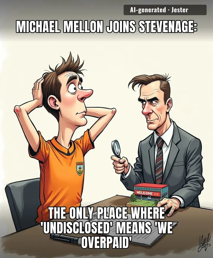 Michael Mellon's move to Stevenage is so under wraps even he doesn't know what league he's in.