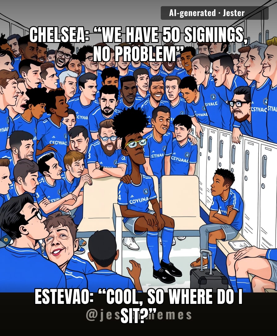 Chelsea’s squad is so big they need a second team just to hold the bench.