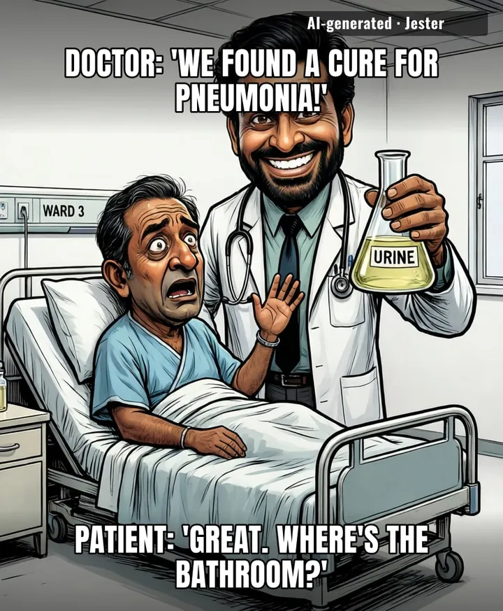 Two thousand years of medicine and the cure was the thing your body was already flushing down the toilet for free.