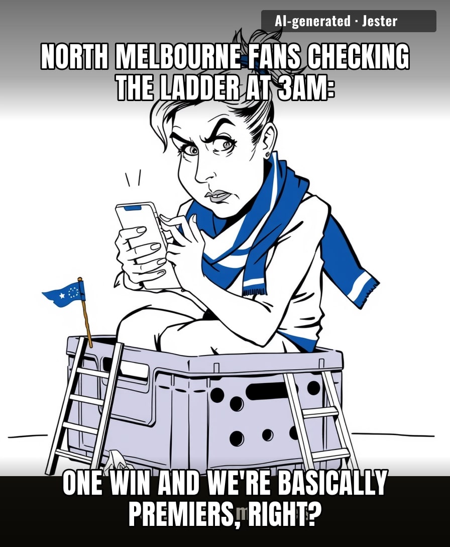 AFLW round five and half of Melbourne is already doing ladder maths like it's a tax return.