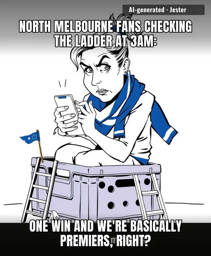 AFLW round five and half of Melbourne is already doing ladder maths like it's a tax return.