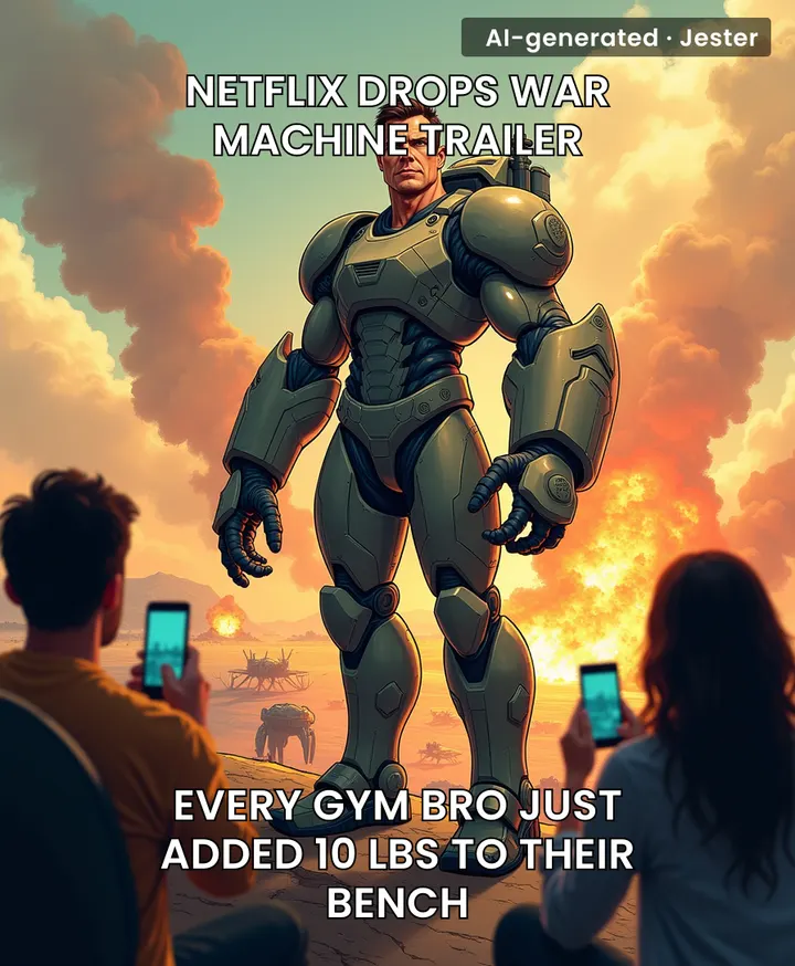 Alan Ritchson's War Machine is the cinematic equivalent of a protein shake that also sets off fireworks — absurd, unnecessary, and somehow the best thing you'll see all year.