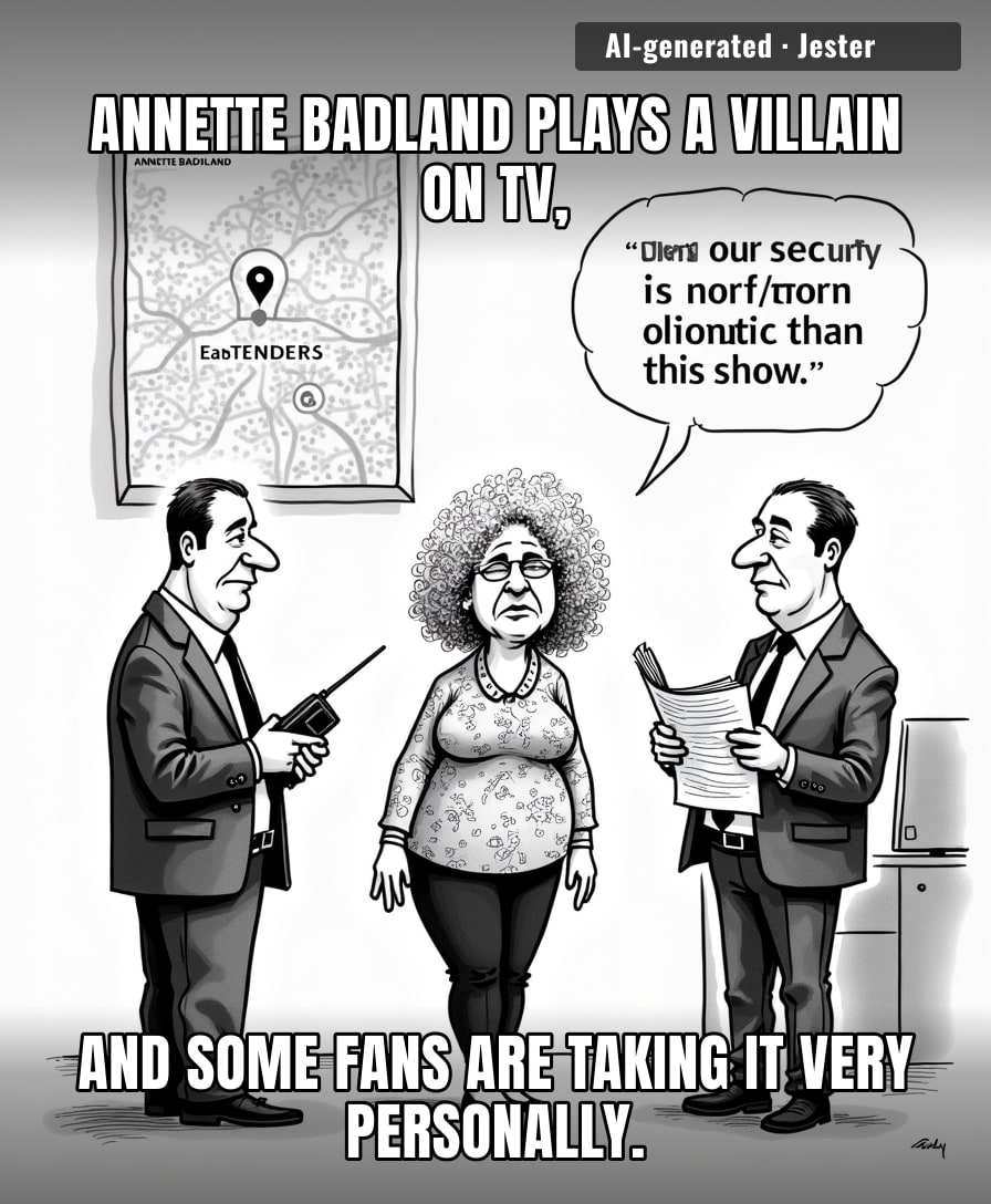 Annette Badland's death threats: the ultimate compliment to an actor — and the ultimate headache for BBC security.