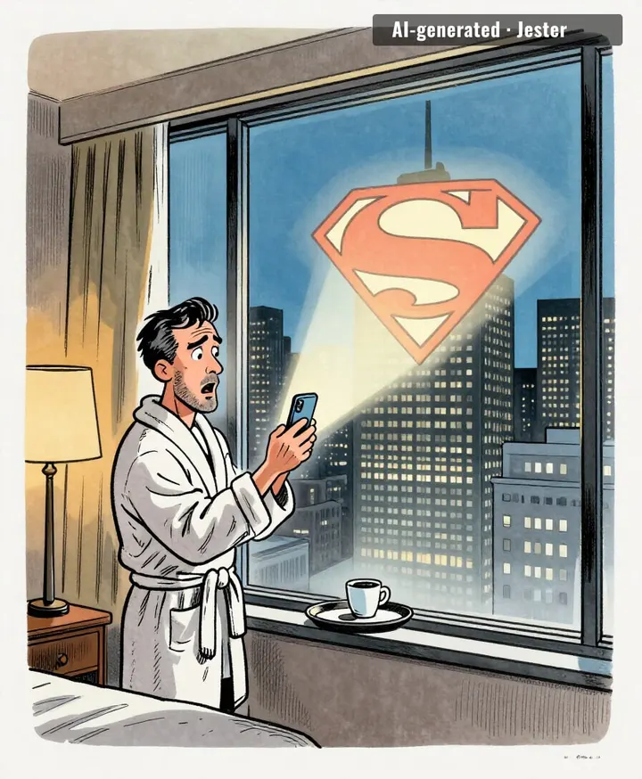 Clark Kent's disguise was glasses. Tom's is deleting it after 10 hours.