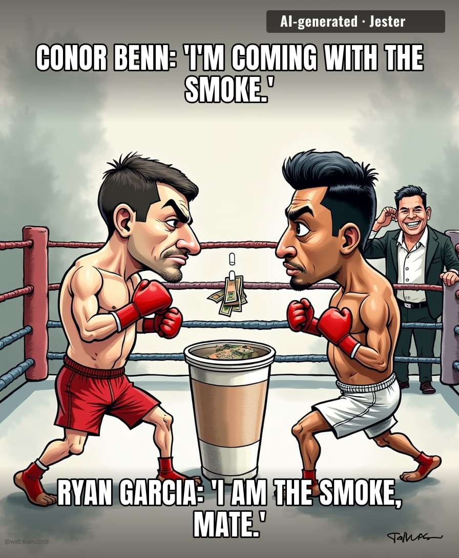 Boxing promoters see a PED scandal and think 'perfect time for a 50-50 fight' — the only thing cleaner than this matchup is Benn's test results.