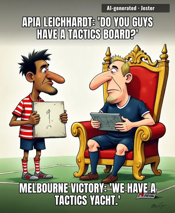 Melbourne Victory traveled 800km to play a semi-pro team and still managed to make it about themselves.