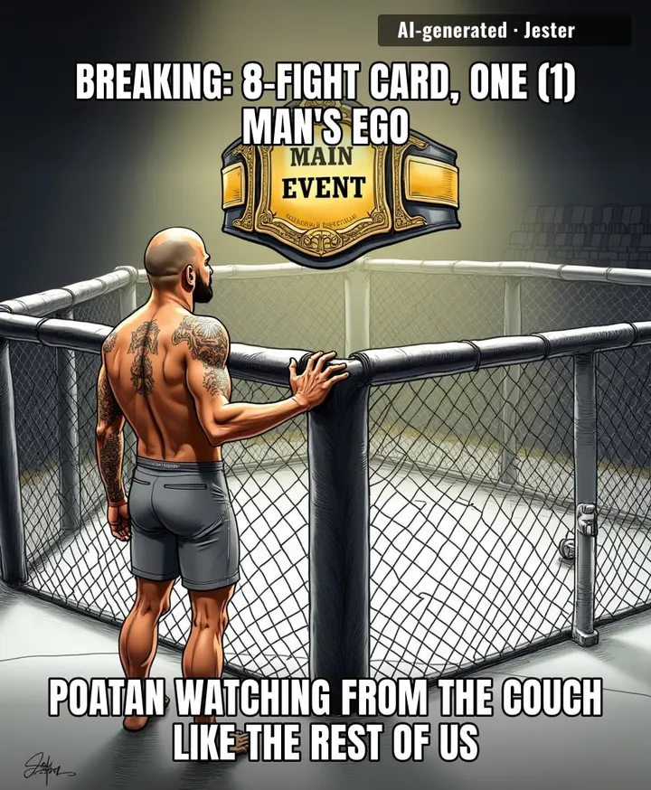 Poatan correctly pointing out that the only ranked thing on this card is his own opinion